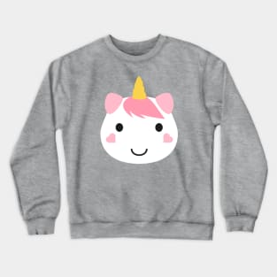 Unicorn face Crewneck Sweatshirt